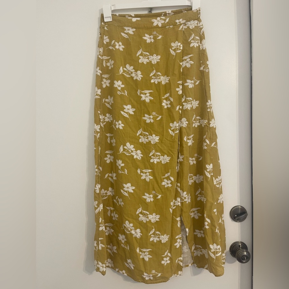 Billabong high wastes maxi skirt with full front slit